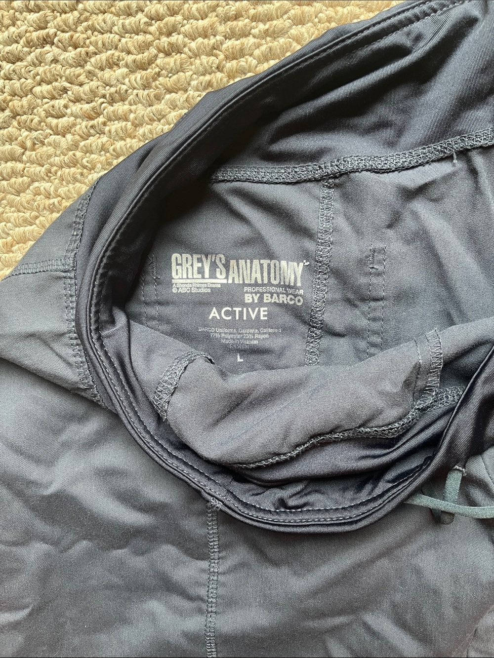 Grey's Anatomy Active women’s grey Performance scrubs pants